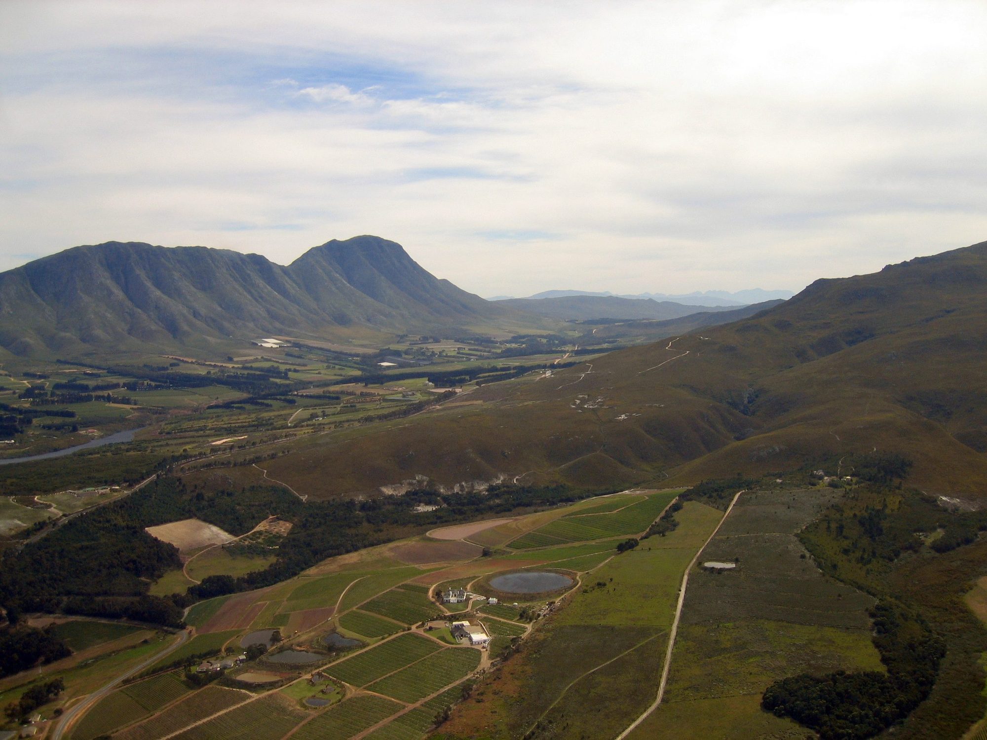 The Hemel-en-Aarde Valley near Hermanus